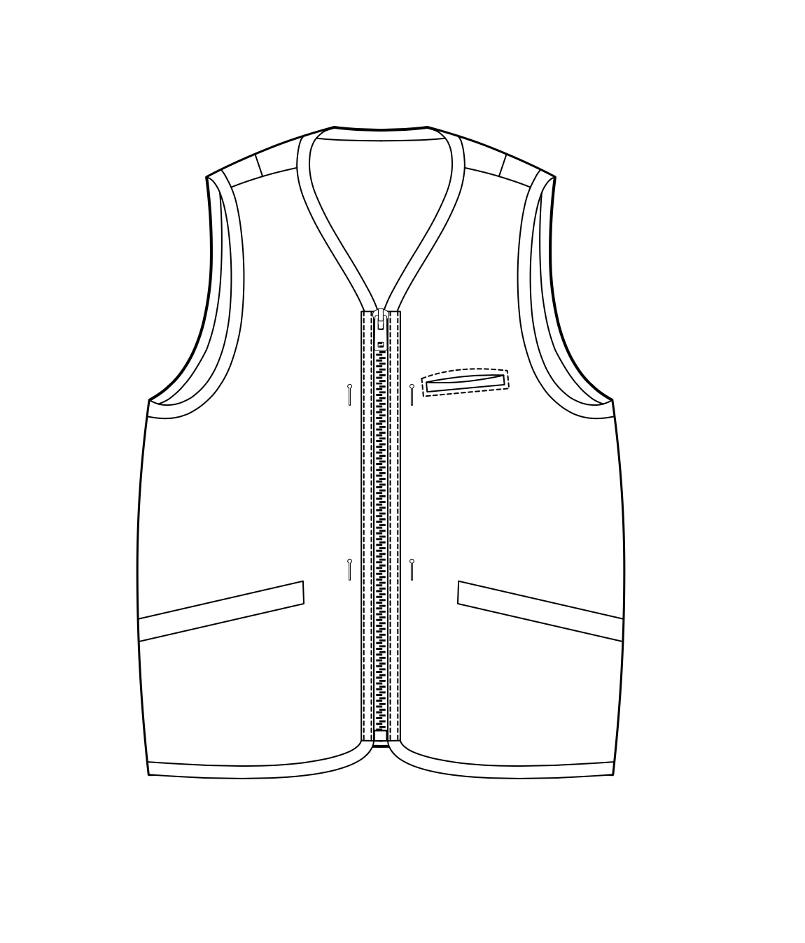 Hill Station Reversible Vest