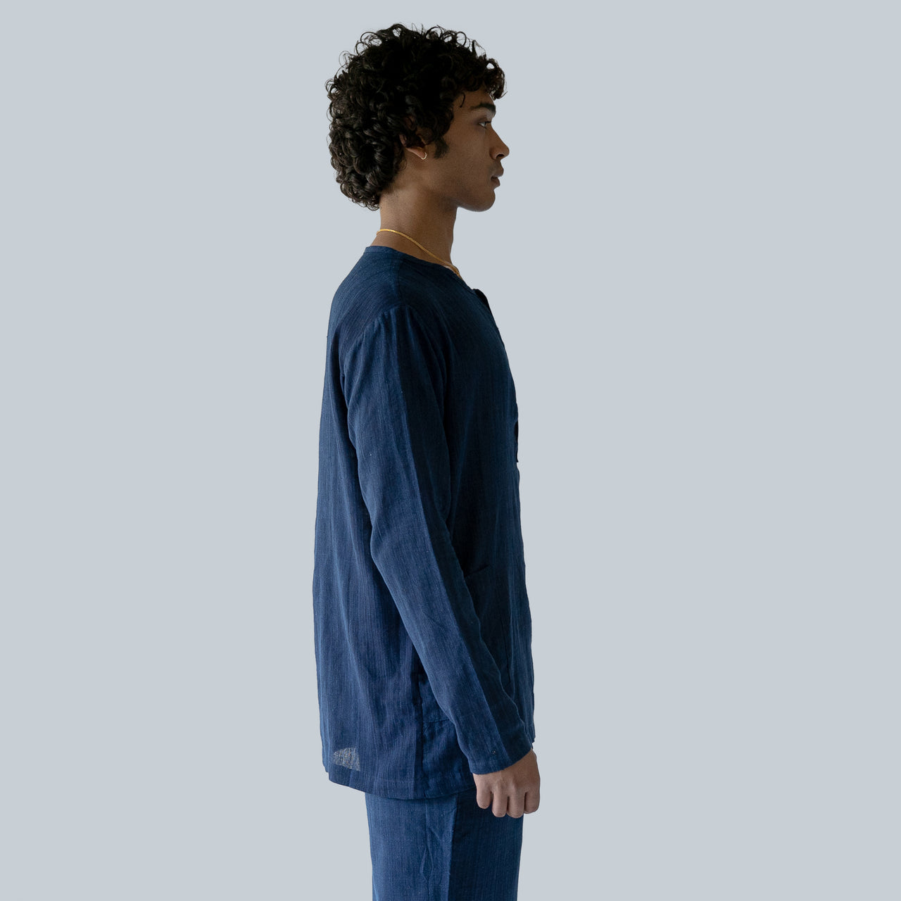 Baniyan Shirt(Indigo)